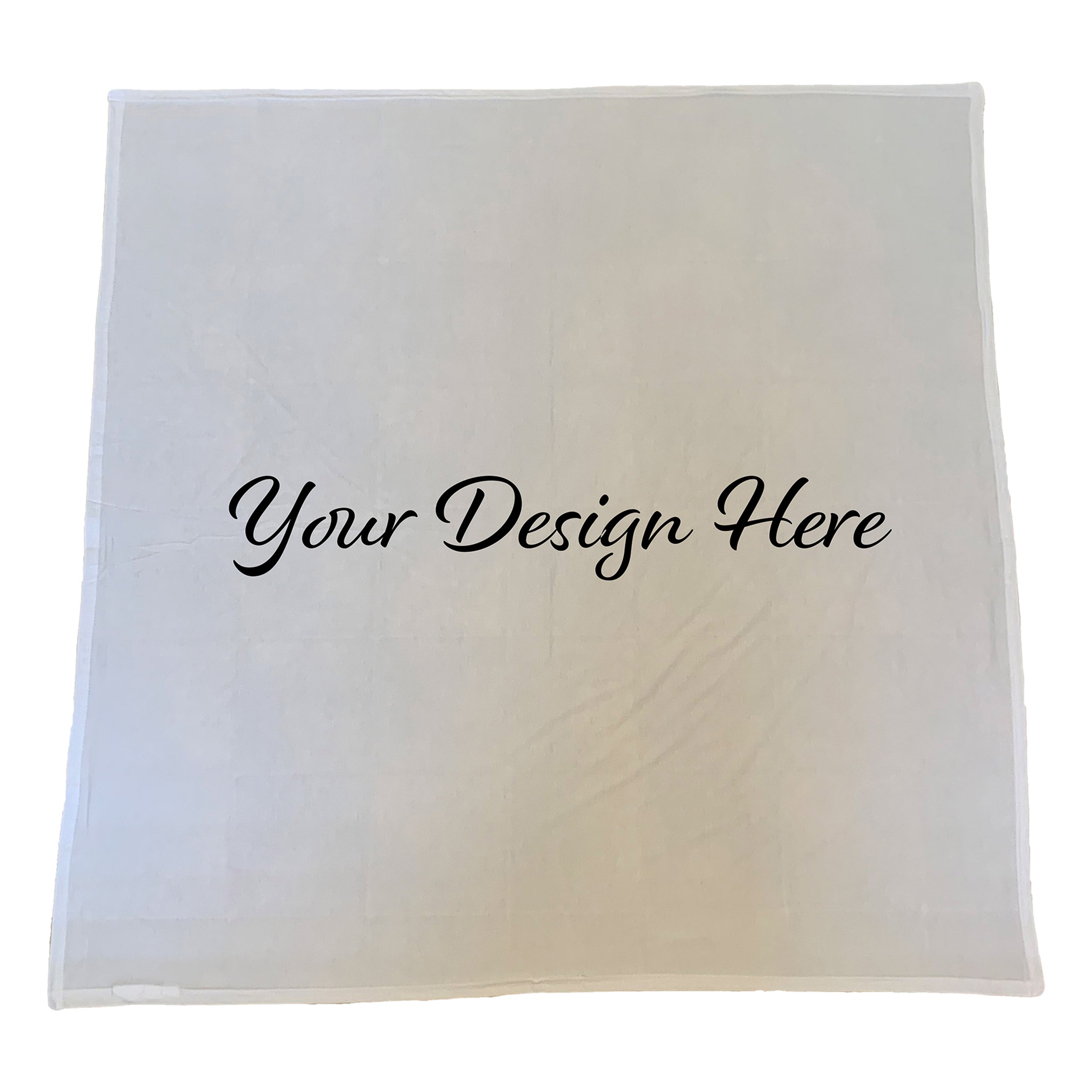 Personalized 42 x 42 Jersey Stretch Swaddle Receiving Blanket Wholesale Bulk Customized Blankets Print on Demand