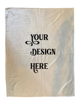 Load image into Gallery viewer, 50&quot; x 60&quot; Sherpa Hemmed Blanket-Printed on One Side
